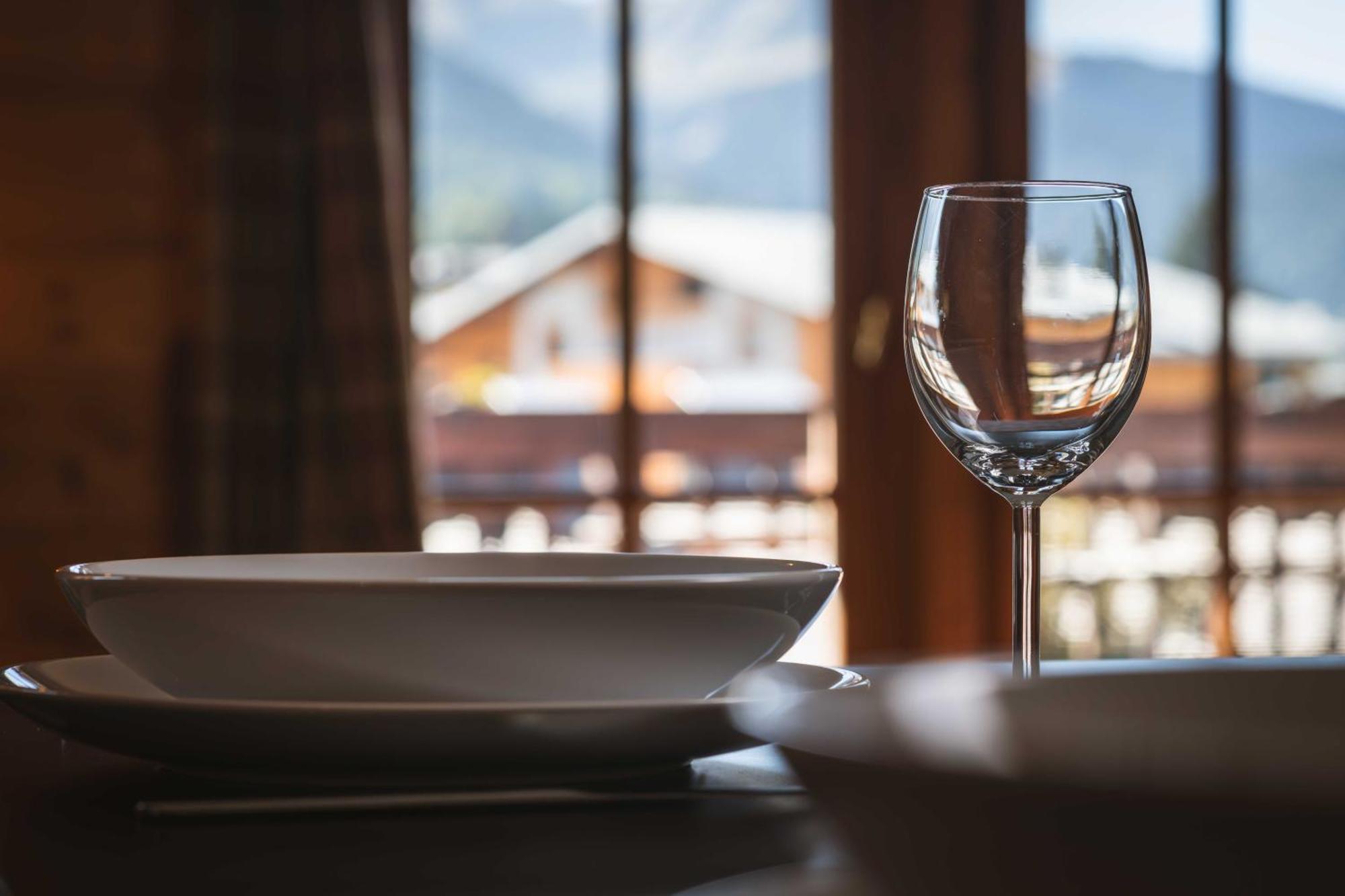 Warm 2-Bedroom Apartment Near The Tourist Office Megeve Ngoại thất bức ảnh
