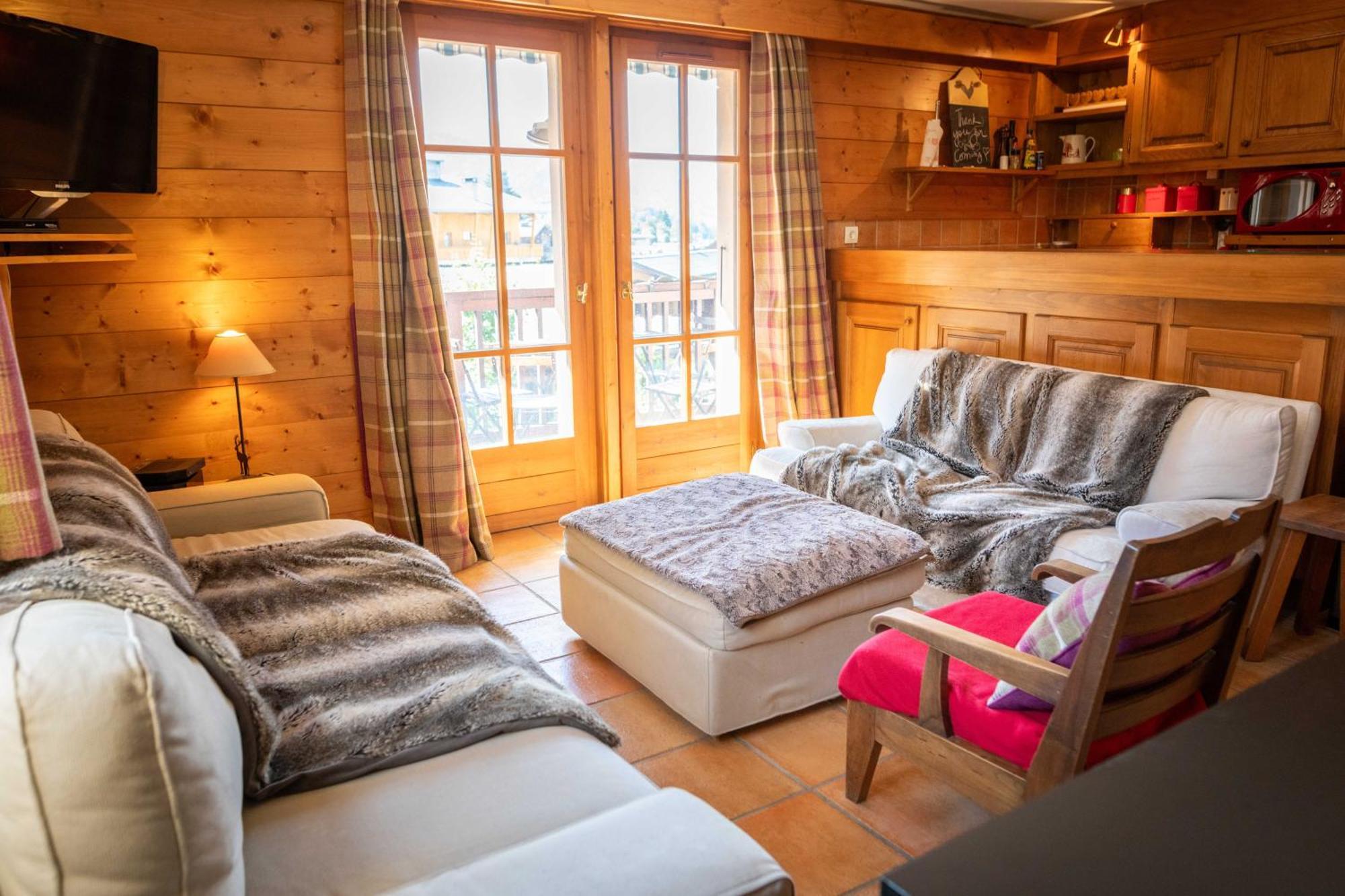 Warm 2-Bedroom Apartment Near The Tourist Office Megeve Ngoại thất bức ảnh